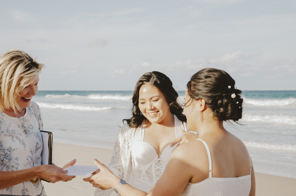 Gold Coast Marriage Celebrant Currumbin Beach wedding ceremony Elopement Lesbian Wedding
